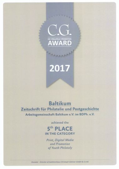 Award ceremony CG-Award 2017